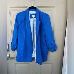 Anthropologie Blue Blazer